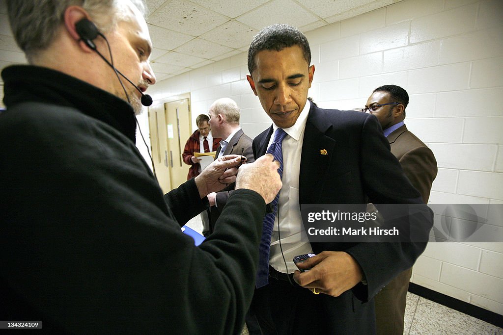 Barack Obama Makes Campaign Stops in Iowa - February 10, 2007