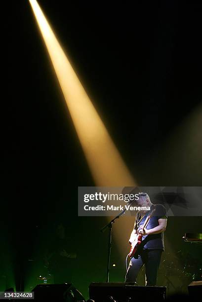 David Gilmour during David Gilmour in Concert at the Heineken Music Hall in Amsterdam - March 19, 2006 at Heineken Music Hall in Amsterdam,...