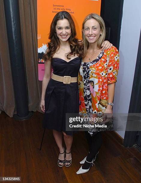 Gina Philips and Jessica Kavana during "Thanks to Gravity" Screening Presented by Gotham Magazine at Soho House Screening Room in New York City, New...