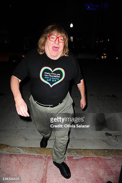 Bruce Vilanch is sighted on May 13, 2011 in Miami Beach, Florida.