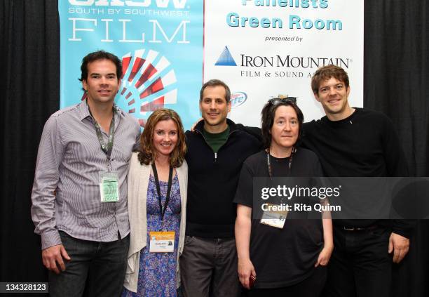 Producers Monnie Wills, Christy Lemire, Barry Mendel, Christine Vachon and Jason Blum attend the 2011 SXSW Music, Film + Interactive Festival "Making...