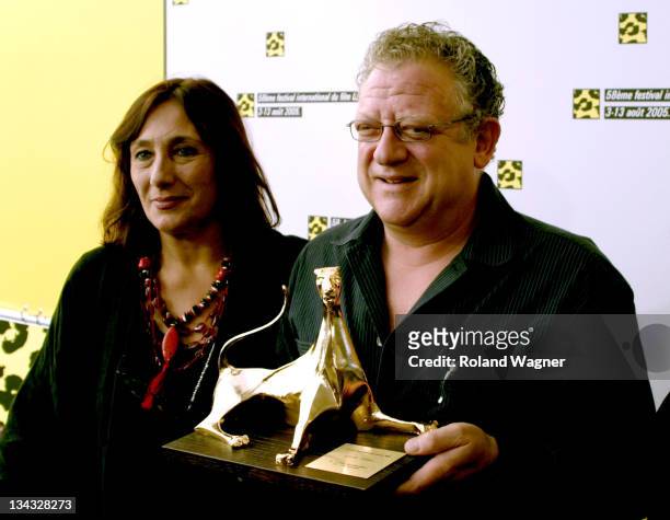 Irene Bignardi, president of Filmfestival Locarno and Jeremy Thomas