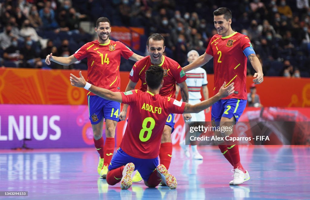 Spain v Portugal: Quarter Final - FIFA Futsal World Cup 2021