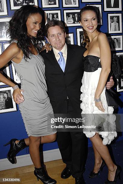 Joy Bryant, Emillio Estevez and Svetlana Metkina during The Times BFI London Film Festival: "Bobby" Gala Screening - Inside at Odeon West End in...