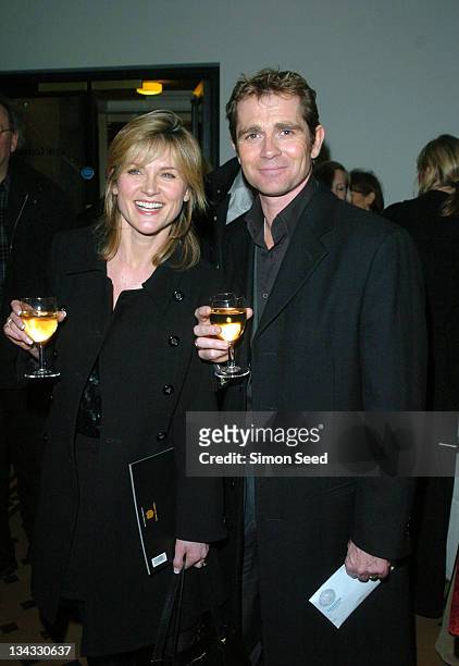 Anthea Turner and Grant Bovey during "Cirque Du Soleil: Dralion" - European Premiere at Royal Albert Hall in London, Great Britain.