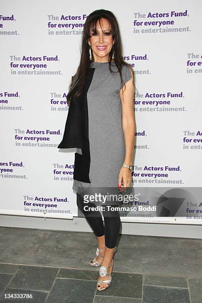 Actress Mara New attends the Actors' Fund's 15th annual Tony Awards party held at the Skirball Cultural Center on June 12, 2011 in Los Angeles,...
