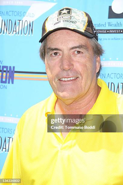 Actor Powers Boothe attends the 2011 SAG Foundation golf classic benefiting catastrophic health fund held at the El Caballero country club on June...