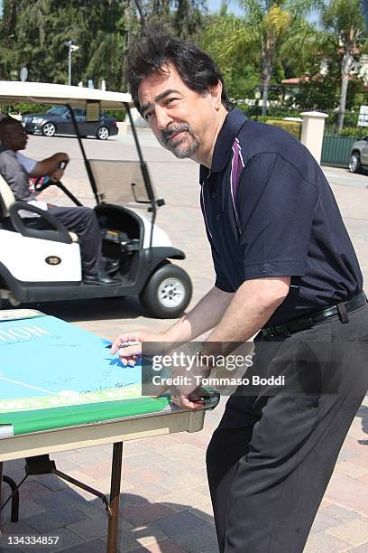 Actor Joe Mantegna attends the 2011 SAG Foundation golf classic benefiting catastrophic health fund held at the El Caballero country club on June 13,...