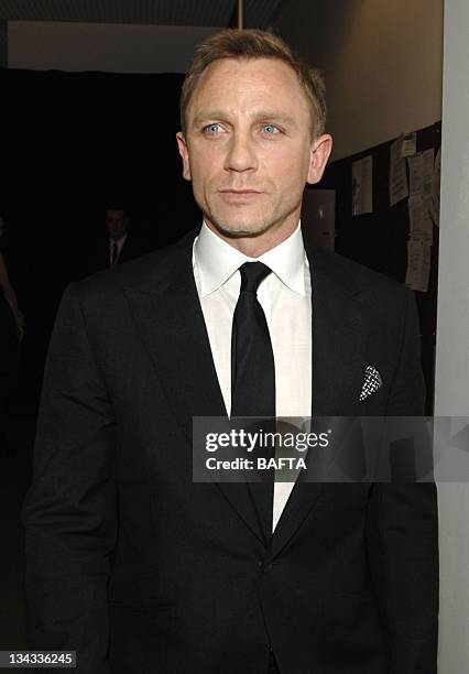 Daniel Craig during The Orange British Academy Film Awards 2007 - Behind The Scenes at Royal Opera House in London, United Kingdom.