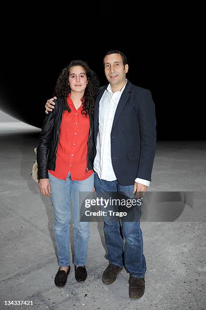 Mouna Soualem and Zinedine Soualem attend the 'Fete Du Cinema' Launch party at Grand Palais on June 22, 2011 in Paris, France.