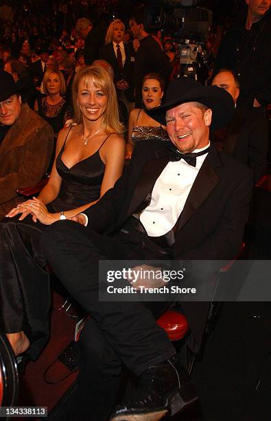 Tracy Lawrence & wife at the 37th Academy of Country Music Awards Show