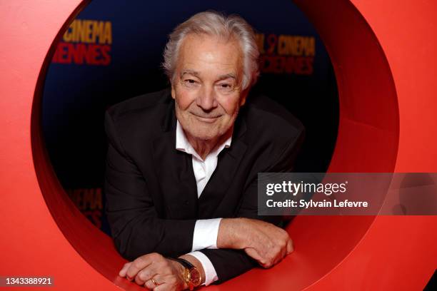 Pierre Arditi attends the photocall before the tribute to Pierre Arditi during the Valenciennes Film Festival - Day Four on September 27, 2021 in...