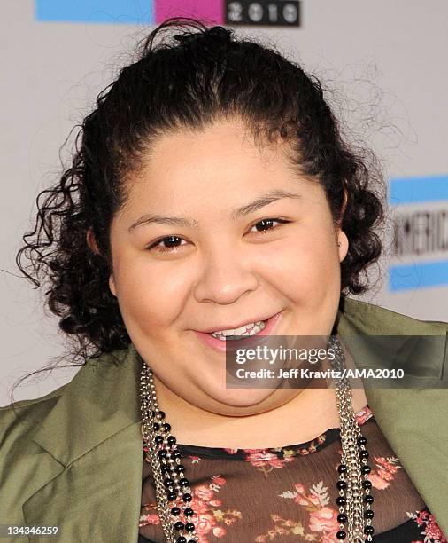 Raini Rodriguez arrives at the 2010 American Music Awards at Nokia Theatre L.A. Live on November 21, 2010 in Los Angeles, California.