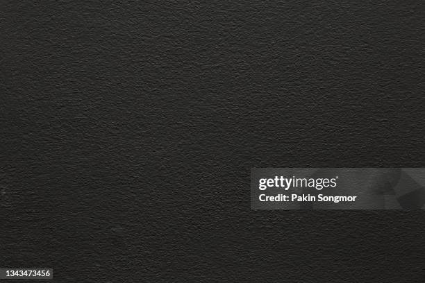 black color old grunge wall concrete texture as background. - wandmalerei stock-fotos und bilder