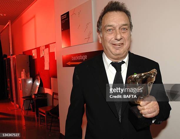 Stephen Frears during The Orange British Academy Film Awards 2007 - Behind The Scenes at Royal Opera House in London, United Kingdom.