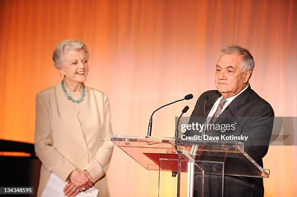 Actress Angela Lansbury and Congressman Barney Frank attend The Center Dinner to benefit The Lesbian, Gay, Bisexual & Transgender Community Center...