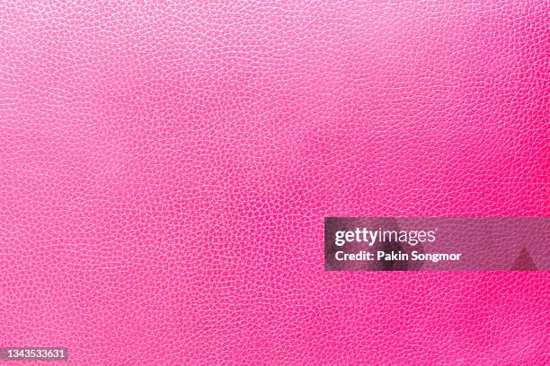 close up pink leather and texture background. - plastic design furniture stockfoto's en -beelden