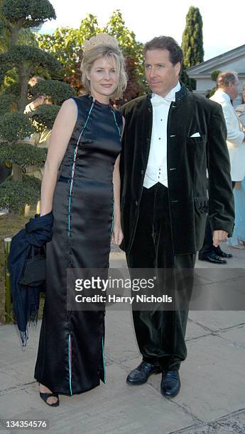 Viscountess Serena Linley and Viscount Linley during The 6th Annual White Tie & Tiara Ball to Benefit the Elton John Aids Foundation in association...