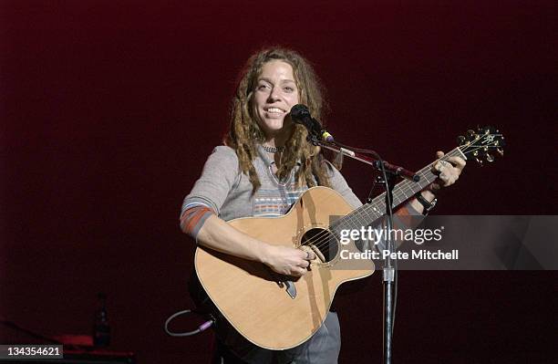 Ani DiFranco during Planned Parenthood Stand Up for Choice Extravaganza at Warner Theater in Washington D.C., New York, United States.