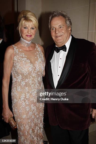 Ivana Trump and Massimo Gargia attend the Best Awards 2007 at the Bristol Hotel December 9, 2007 in Paris, France.