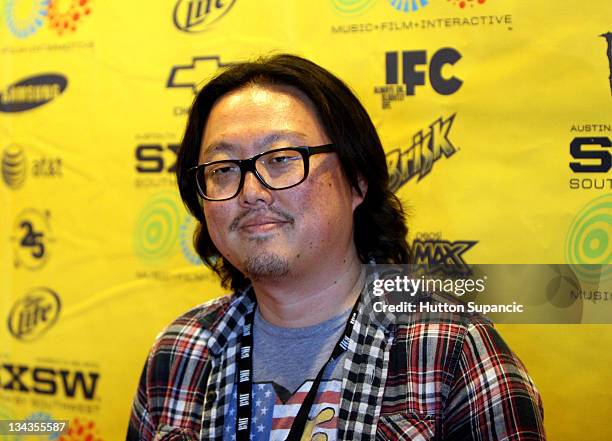 Writer/director Joseph Kahn attends the 2011 SXSW Music + Film Interactive Festival "Detention" Premiere at Alamo South Lamar Theater on March 13,...