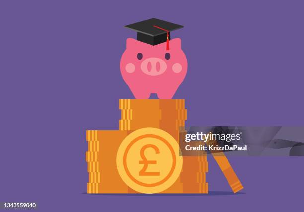 ilustraciones, imágenes clip art, dibujos animados e iconos de stock de costos de la educación - pago de matrícula