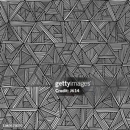 Freehand seamless triangles pattern Freehand seamless triangles pattern
