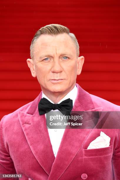 Daniel Craig attends the World Premiere of "NO TIME TO DIE" at the Royal Albert Hall on September 28, 2021 in London, England.
