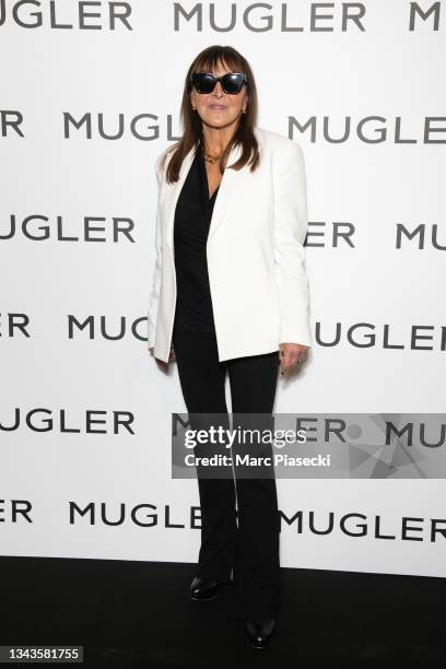 Babeth Djian attends the "Thierry Mugler : Couturissime" Photocall as part of Paris Fashion Week at Musee Des Arts Decoratifs on September 28, 2021...