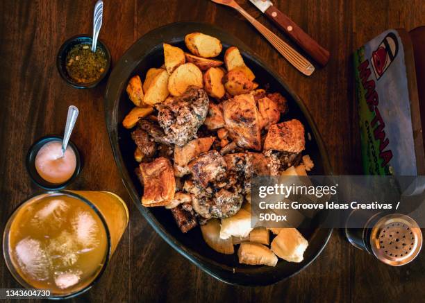 directly above shot of food on table - ideas creativas stock pictures, royalty-free photos & images