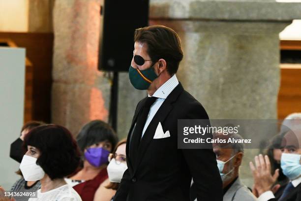 Spanish bullfighter Juan Jose Padilla attends the delivery of the 2018 and 2019 National Culture Awards at the Prado Museum on September 28, 2021 in...