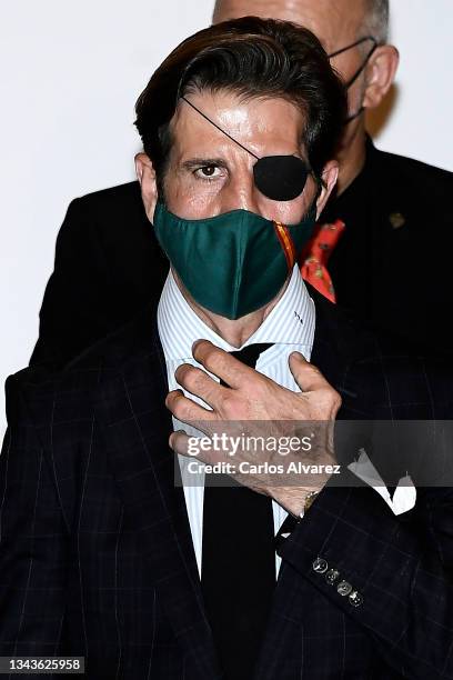 Spanish bullfighter Juan Jose Padilla attends the delivery of the 2018 and 2019 National Culture Awards at the Prado Museum on September 28, 2021 in...