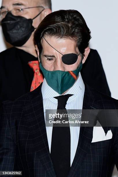 Spanish bullfighter Juan Jose Padilla attends the delivery of the 2018 and 2019 National Culture Awards at the Prado Museum on September 28, 2021 in...