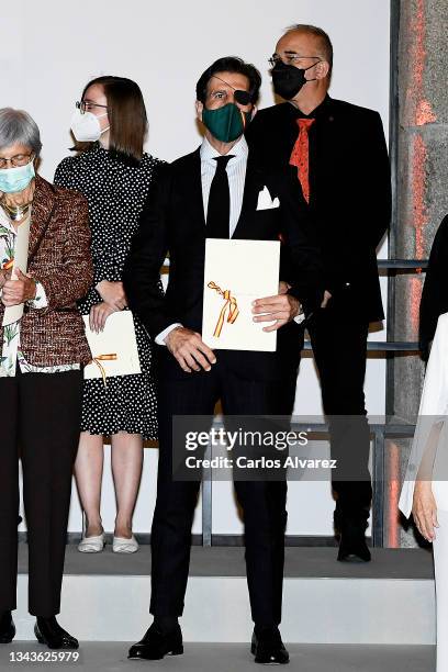 Spanish bullfighter Juan Jose Padilla attends the delivery of the 2018 and 2019 National Culture Awards at the Prado Museum on September 28, 2021 in...