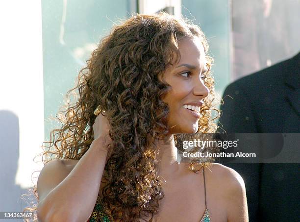 Halle Berry during Los Angles Catwoman Premiere - Red Carpet at Cinerama Dome Theatre in Los Angeles, CA, United States.