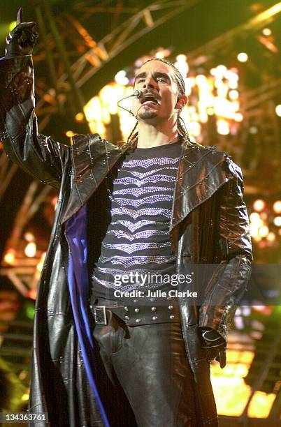 Kevin Richardson of Backstreet Boys during Backstreet Boys in Concert - San Bernardino at San Bernardino in San Bernardino, California, United States.