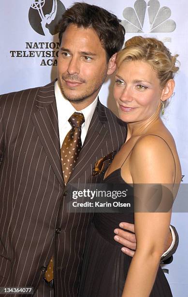 Ricky Paul Goldin and Beth Ehlers during 31st Annual Daytime Emmy Awards - Pressroom at Radio City Music Hall in New York City, New York, United...