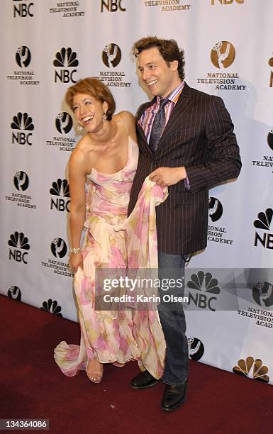 Paige Davis and Rocco DiSpirito during 31st Annual Daytime Emmy Awards - Pressroom at Radio City Music Hall in New York City, New York, United States.