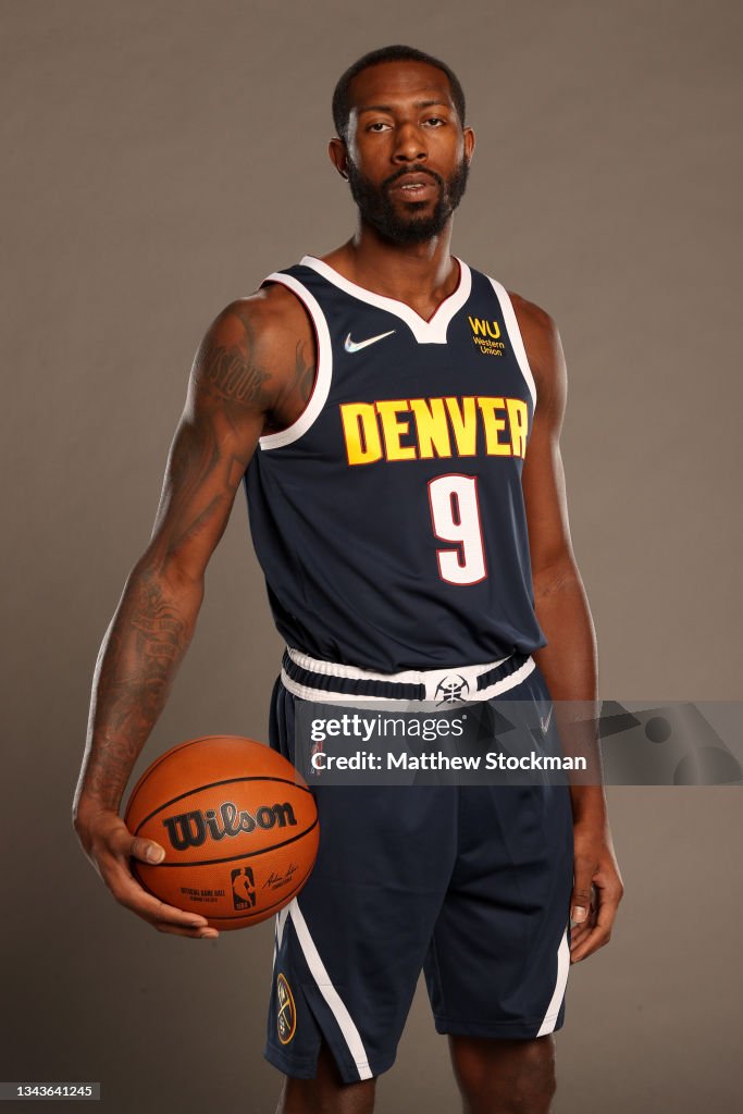 Devon Reed Devon Reed of the Denver Nuggets poses for a portrait during Media ...