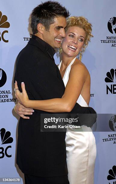 Galen Gering and McKenzie Westmore during 31st Annual Daytime Emmy Awards - Pressroom at Radio City Music Hall in New York City, New York, United...