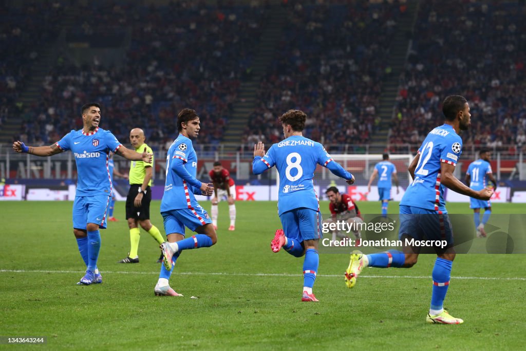 AC Milan v Atletico Madrid: Group B - UEFA Champions League