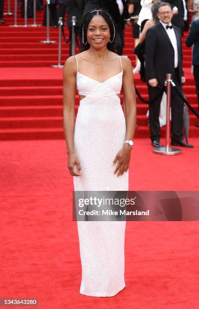 Naomie Harris attends the "No Time To Die" World Premiere at Royal Albert Hall on September 28, 2021 in London, England.