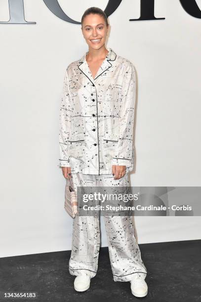 Heloise Agostinelli attends the Dior Womenswear Spring/Summer 2022 show as part of Paris Fashion Week on September 28, 2021 in Paris, France.