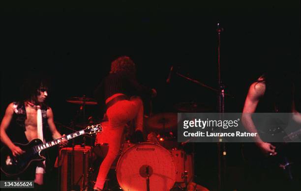Sylvain Sylvain, David Johansen and Johnny Thunders of the New York Dolls, 1973