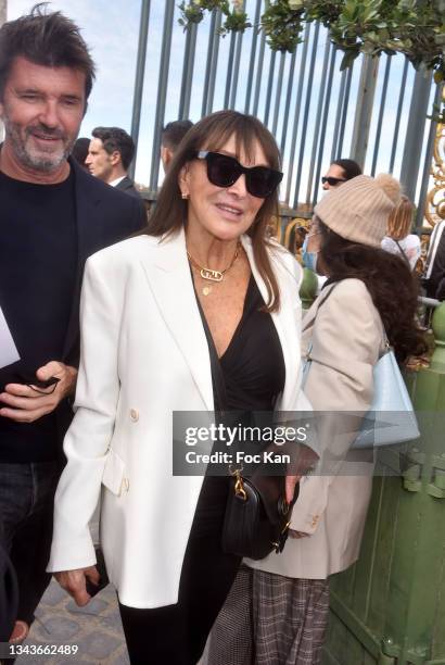 Babeth Djian attends the Dior Womenswear Spring/Summer 2022 show as part of Paris Fashion Week on September 28, 2021 in Paris, France.