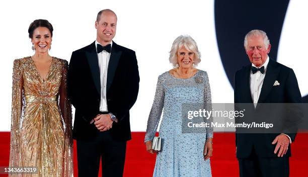 Catherine, Duchess of Cambridge, Prince William, Duke of Cambridge, Camilla, Duchess of Cornwall and Prince Charles, Prince of Wales attend the "No...