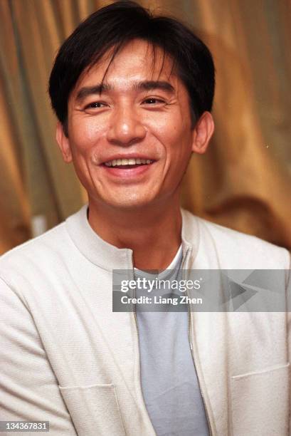 Tony Leung during "Hero" Shanghai Premiere - Press Conference - December 16, 2002 in Shanghai, Shanghai, China.