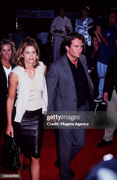 Cindy Crawford and Rande Gerber during Premiere of "Father's Day" at Los Angeles in Los Angeles, CA, United States.