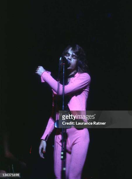 David Johansen of New York Dolls, 1973 during New York Dolls in Concert at Auditorium Theatre - 1973 at Auditorium Theatre in Chicago, Illinois,...