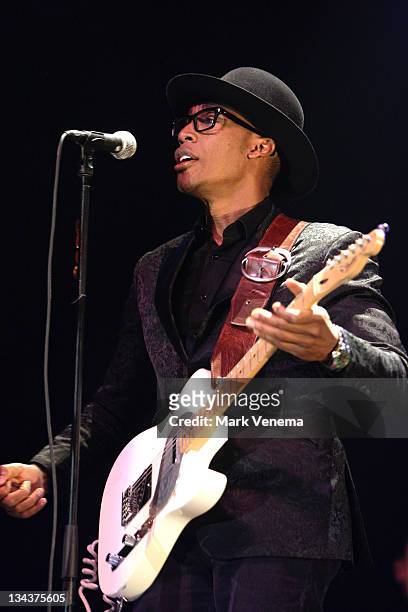 Raphael Saadiq performs on day three of the North Sea Jazz Festival at Ahoy on July 10, 2011 in Rotterdam, Netherlands.